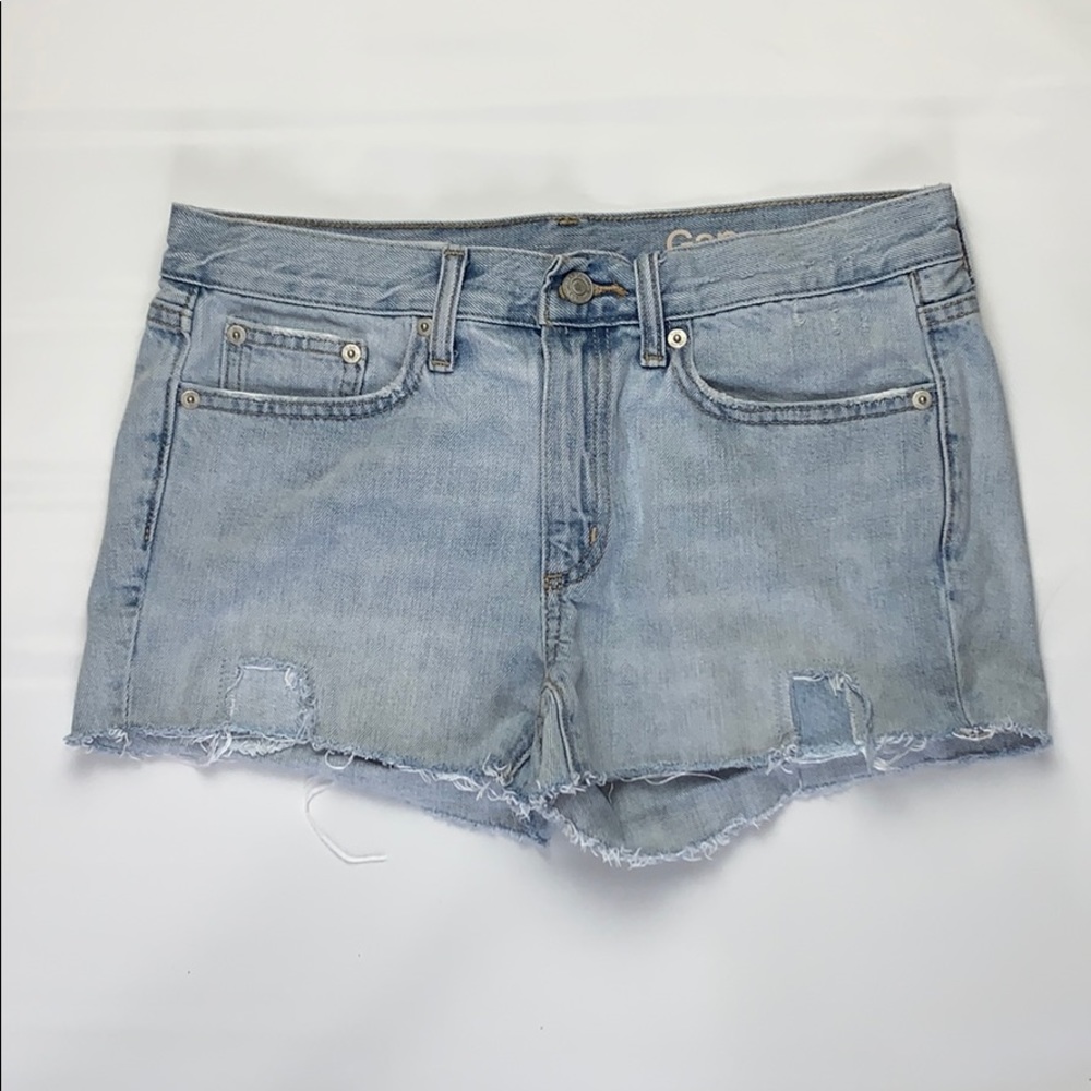 Gap 1969 Cutoff Slim Shorts Size 26 Blue